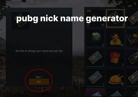 pubg nickname generator.